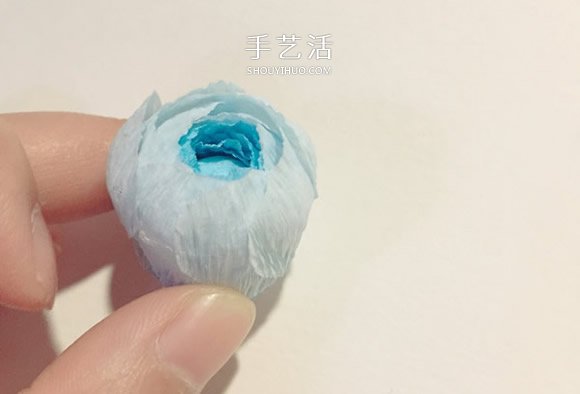 簡單又漂亮的皺紋紙洋牡丹做法圖解 -  itrip.net.cn