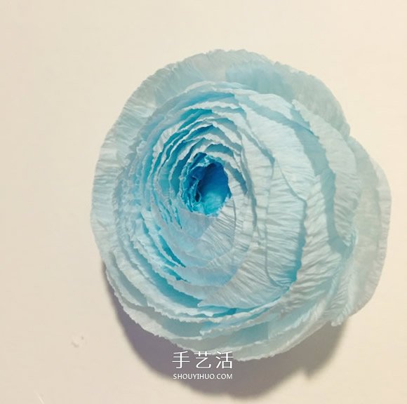 簡單又漂亮的皺紋紙洋牡丹做法圖解 -  itrip.net.cn