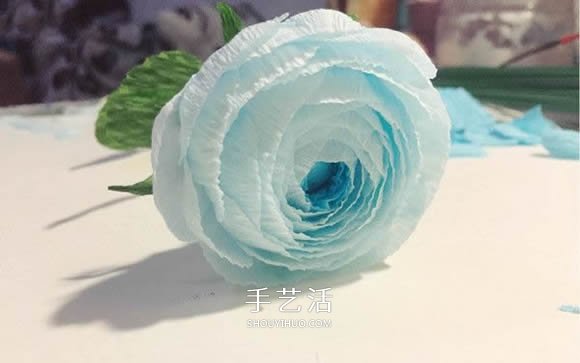 簡單又漂亮的皺紋紙洋牡丹做法圖解 -  itrip.net.cn