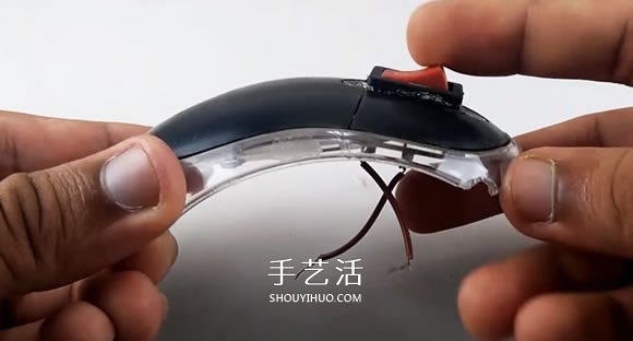 舊鼠標(biāo)手工制作電動(dòng)玩具車的教程 -  itrip.net.cn