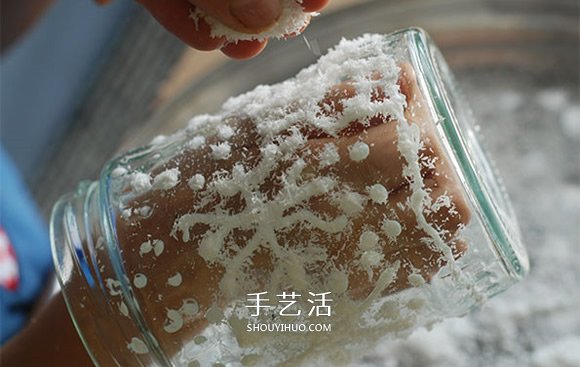 玻璃瓶手工制作雪花許愿瓶圖解教程 -  itrip.net.cn