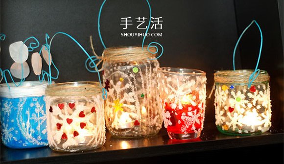 玻璃瓶手工制作雪花許愿瓶圖解教程 -  itrip.net.cn