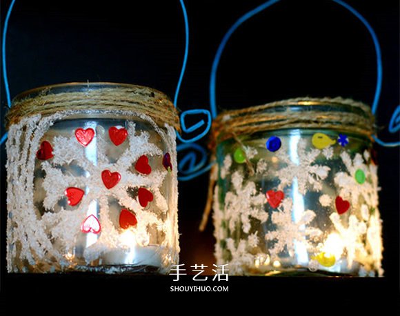 玻璃瓶手工制作雪花許愿瓶圖解教程 -  itrip.net.cn