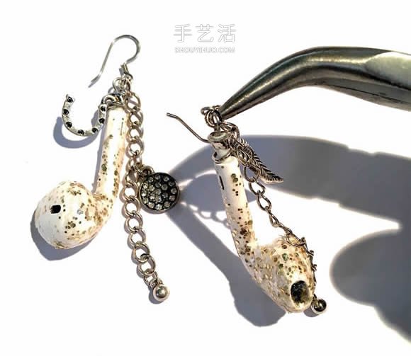 舊耳機手工制作創(chuàng)意耳環(huán)圖解教程 -  itrip.net.cn