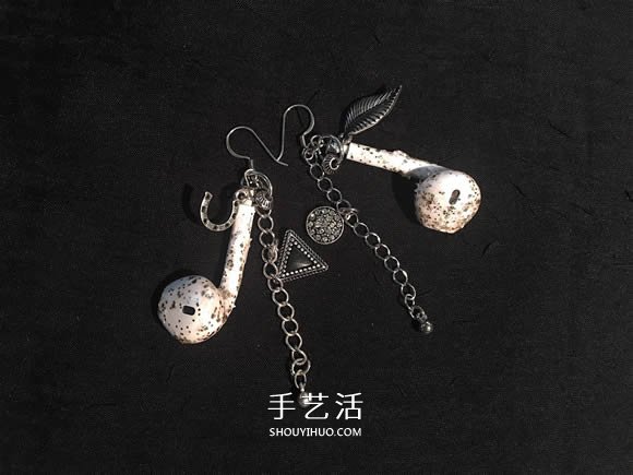 舊耳機手工制作創(chuàng)意耳環(huán)圖解教程 -  itrip.net.cn