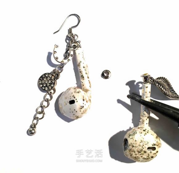 舊耳機手工制作創(chuàng)意耳環(huán)圖解教程 -  itrip.net.cn