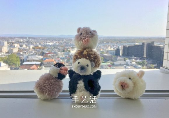 自制毛線球動物胸針的方法教程 -  itrip.net.cn