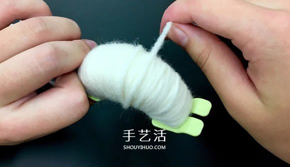 自制毛線球動物胸針的方法教程 -  itrip.net.cn