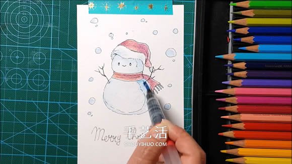 4種簡單又可愛的手繪圣誕賀卡制作方法 -  itrip.net.cn
