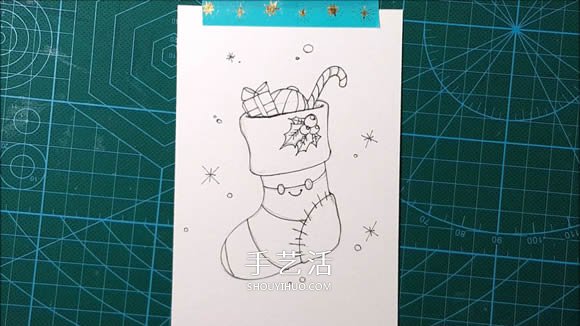 4種簡單又可愛的手繪圣誕賀卡制作方法 -  itrip.net.cn