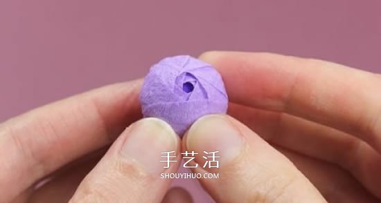 皺紋紙手工制作超美玫瑰花圖解 -  itrip.net.cn