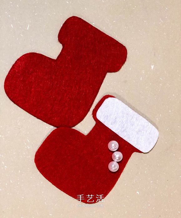 不織布手工制作超可愛圣誕樹掛件圖解 -  itrip.net.cn