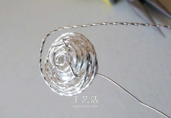 金屬絲手工制作創(chuàng)意鳥巢耳環(huán)圖解教程 -  itrip.net.cn