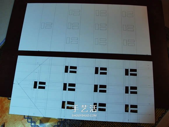 卡紙手工制作圣誕節(jié)房屋模型裝飾 -  itrip.net.cn