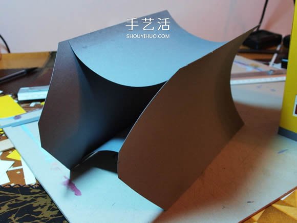 卡紙手工制作圣誕節(jié)房屋模型裝飾 -  itrip.net.cn