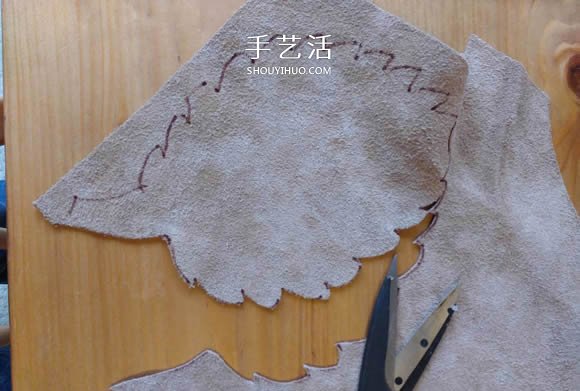 皮革手工制作樹(shù)葉碗的做法圖解 -  itrip.net.cn