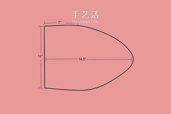 自制草莓束口袋的制作方法圖解 -  itrip.net.cn