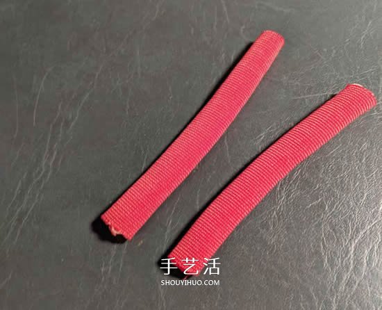 自制草莓束口袋的制作方法圖解 -  itrip.net.cn
