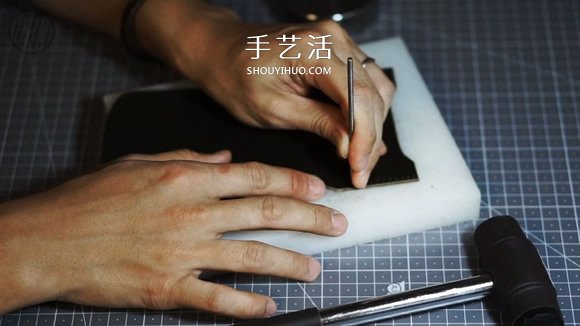 自制簡約風(fēng)格男士皮革名片盒的方法 -  itrip.net.cn