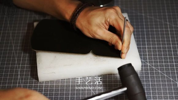 自制簡約風(fēng)格男士皮革名片盒的方法 -  itrip.net.cn