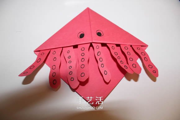 可以插在角落的水母書(shū)簽的折法圖解 -  itrip.net.cn