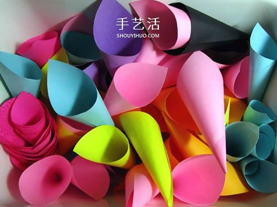 便利貼手工制作立體紙花的做法圖解 -  itrip.net.cn
