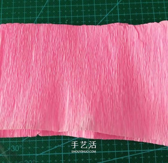 皺紋紙手工制作美麗紙花的做法圖解 -  itrip.net.cn