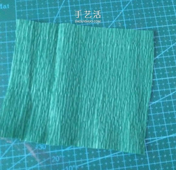 皺紋紙手工制作美麗紙花的做法圖解 -  itrip.net.cn