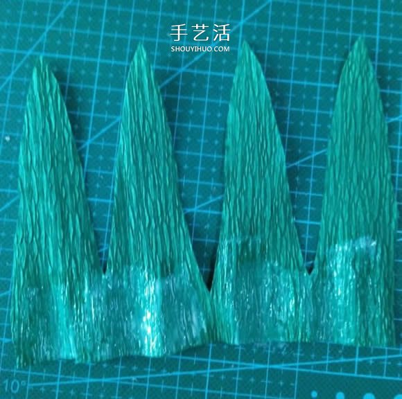 皺紋紙手工制作美麗紙花的做法圖解 -  itrip.net.cn