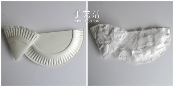 簡(jiǎn)單紙盤手工制作北極狐的做法圖解 -  itrip.net.cn