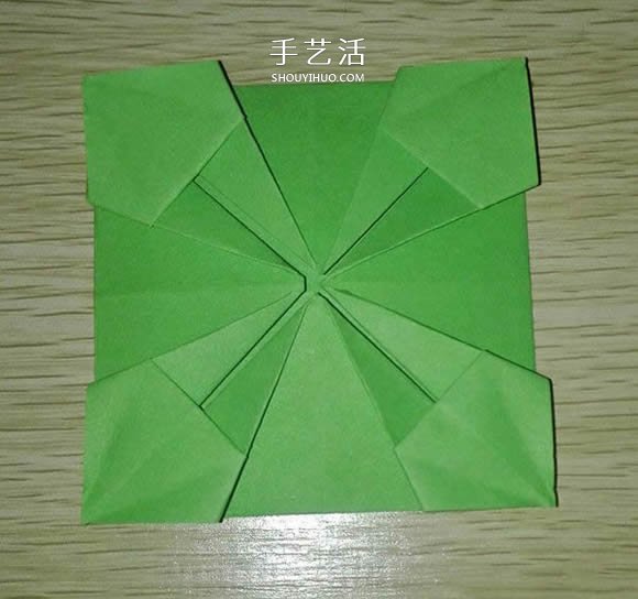 簡單又漂亮紙花籃怎么折的圖解教程 -  itrip.net.cn