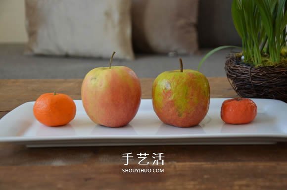 自制逼真蘋果模型的方法教程 -  itrip.net.cn