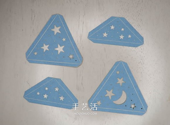 自制二十面體星光投影燈的方法教程 -  itrip.net.cn
