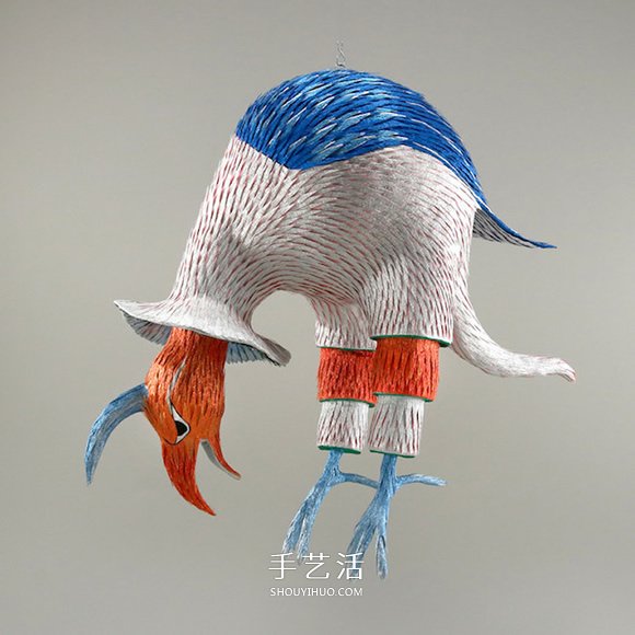 紙做的奇幻生物雕塑 超現(xiàn)實風(fēng)格皮納塔作品！ -  itrip.net.cn