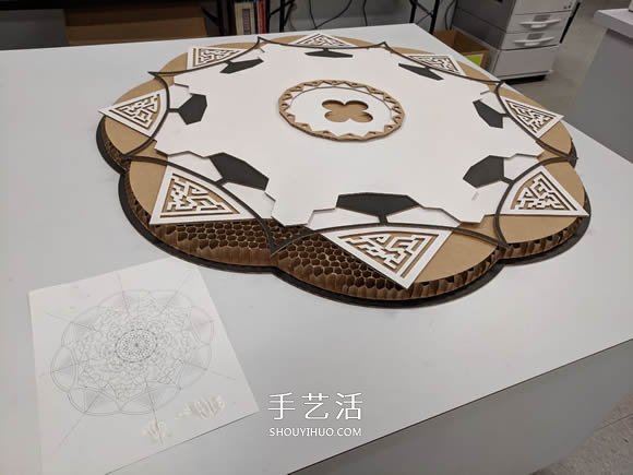 精美的曼荼羅墻 國(guó)外網(wǎng)友帶著兒子做了一個(gè)！ -  itrip.net.cn