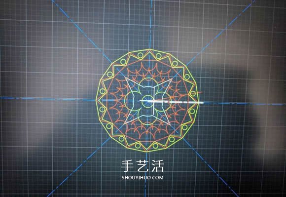 精美的曼荼羅墻 國(guó)外網(wǎng)友帶著兒子做了一個(gè)！ -  itrip.net.cn