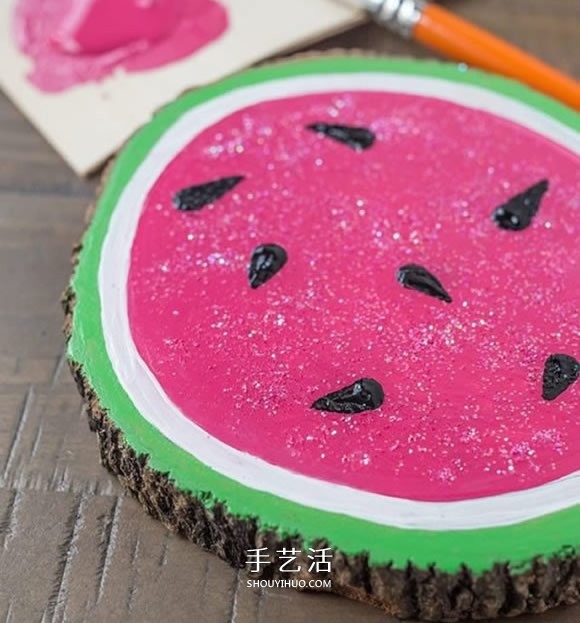 為你的餐桌添彩！自制夏日西瓜杯墊的方法 -  itrip.net.cn