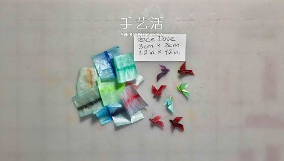 折紙迷你蝴蝶和鴿子 做成精美玻璃裝飾品！ -  itrip.net.cn