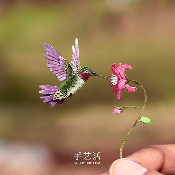 365天的堅持！剪紙出微型相思鳥、黃鸝…… -  itrip.net.cn