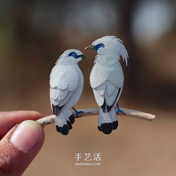 365天的堅持！剪紙出微型相思鳥、黃鸝…… -  itrip.net.cn