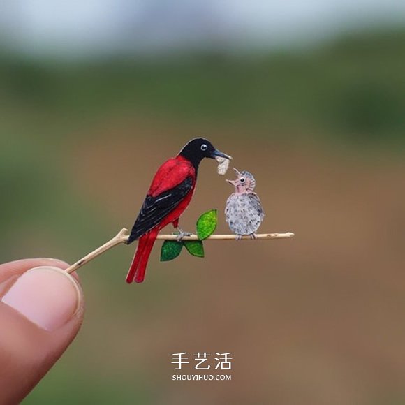 365天的堅持！剪紙出微型相思鳥、黃鸝…… -  itrip.net.cn