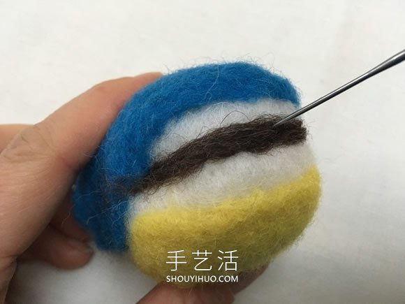 春天的使者！漂亮羊毛氈藍(lán)山雀的制作教程 -  itrip.net.cn