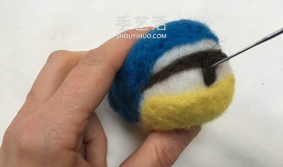 春天的使者！漂亮羊毛氈藍(lán)山雀的制作教程 -  itrip.net.cn