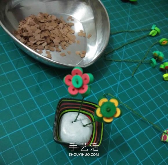 三八女神節(jié)禮物！小巧可愛的衍紙盆栽制作教程 -  itrip.net.cn