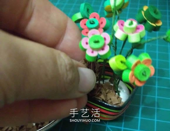 三八女神節(jié)禮物！小巧可愛的衍紙盆栽制作教程 -  itrip.net.cn