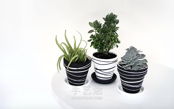多肉花盆卡通畫！簡單手繪改造出超萌款 -  itrip.net.cn