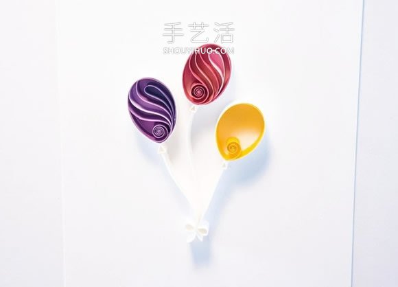 衍紙幾個(gè)氣球 就做成讓人超喜歡的生日卡片！ -  itrip.net.cn
