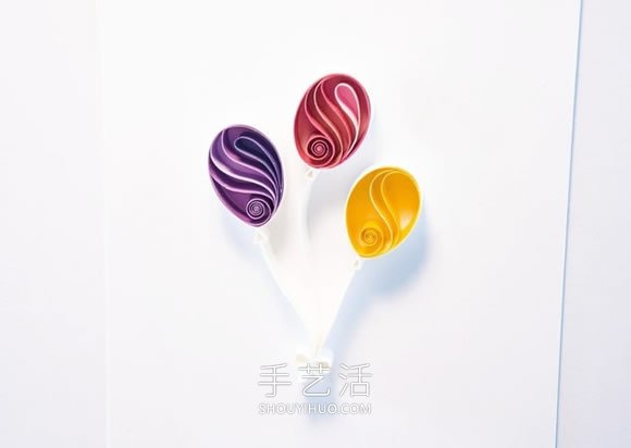 衍紙幾個(gè)氣球 就做成讓人超喜歡的生日卡片！ -  itrip.net.cn