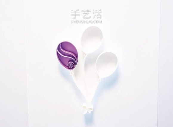 衍紙幾個(gè)氣球 就做成讓人超喜歡的生日卡片！ -  itrip.net.cn