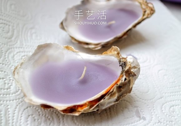 牡蠣殼再利用 簡單制作漂亮蠟燭的方法 -  itrip.net.cn